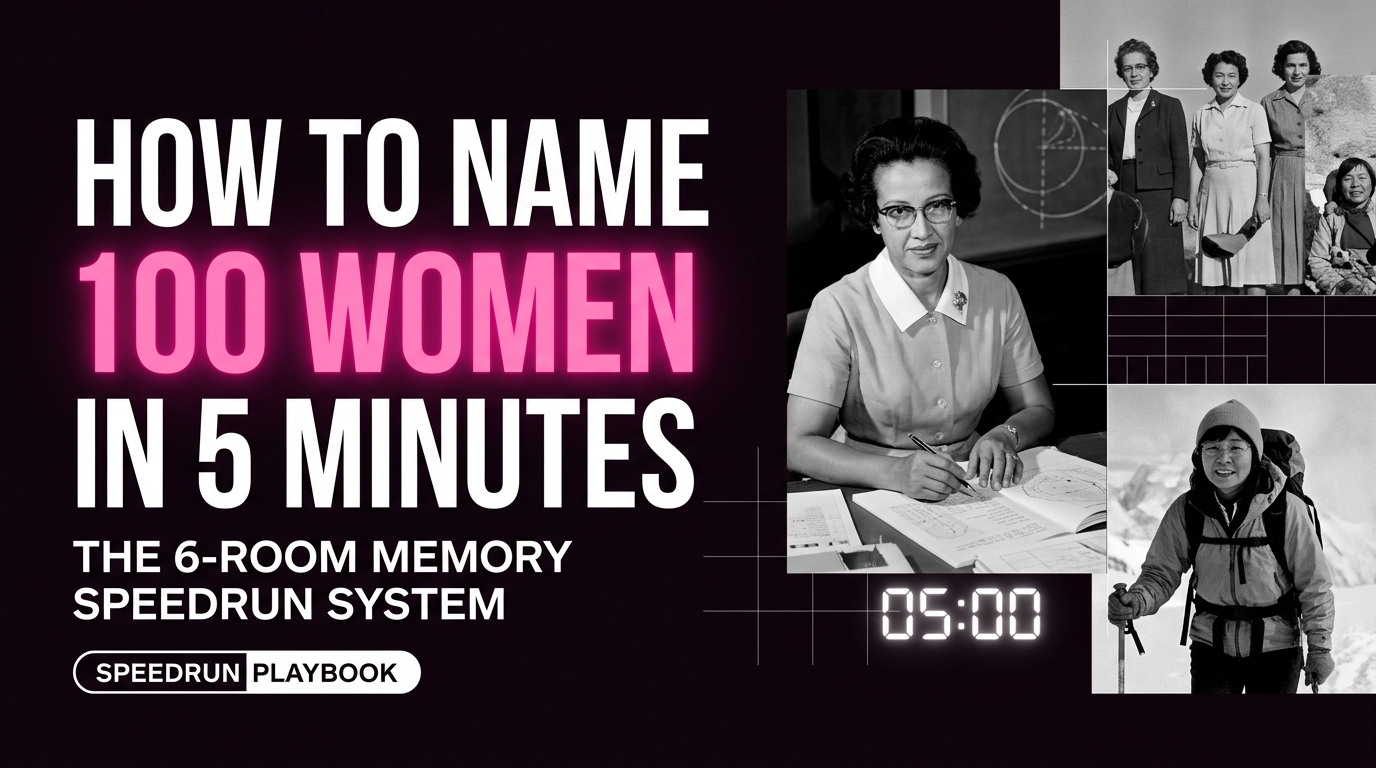 How to Pass the 100 Women Challenge: Strategy, Mental Anchors & Memory Tricks